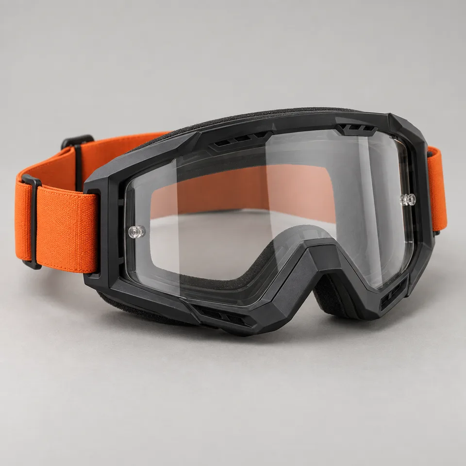 Óculos off-road Vista com lente transparente